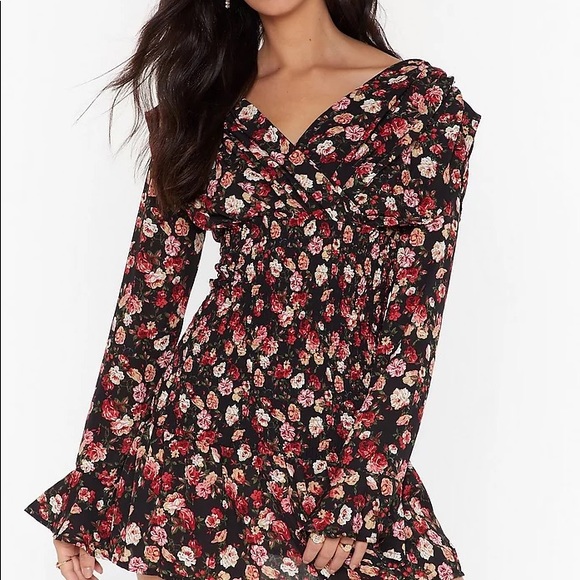Nasty Gal Floral Mini Dress - Picture 6 of 7